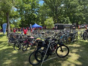 Canada bike corrals Canatara Park
